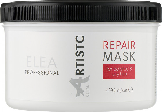 Elea Professional Artisto Repair Mask For Colored & Dry Hair - Восстанавливающая маска для окрашенных волос 