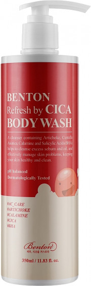 Benton Refresh by Cica Body Wash - Гель для душа с центеллой азиатской