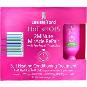 Lee Stafford Hot Shots 2minute Miracle Repair - Самонагревающаяся маска для восстановления волос