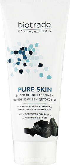 Biotrade Pure Skin Black Detox Face Wash - Черный гель-детокс для умывания