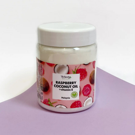 Top Beauty Raspberry Coconut Oil - Масло кокосовое рафинированное (малина) - 2