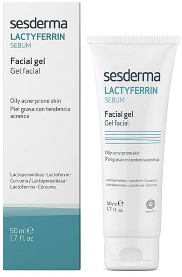 Sesderma Lactyferrin Sebum Facial Gel - Гель для лица