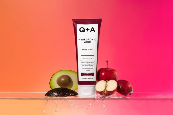 Q+A Hyaluronic Acid Body Wash - Очищающий гель для тела с гиалуроновой кислотой - 3