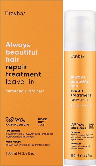 Erayba ABH Repair Treatment Leave-in - Восстанавливающая и увлажняющая сыворотка для волос