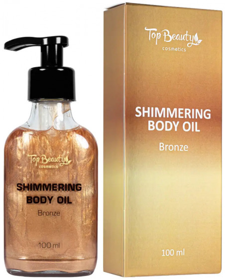 Top Beauty Shimmering Body Oil - Мерцающее масло для тела