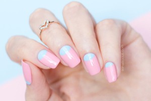 Розовый маникюр - женственная классика