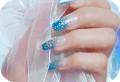 Маникюр с блестками