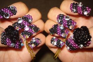  Маникюр с бульонками