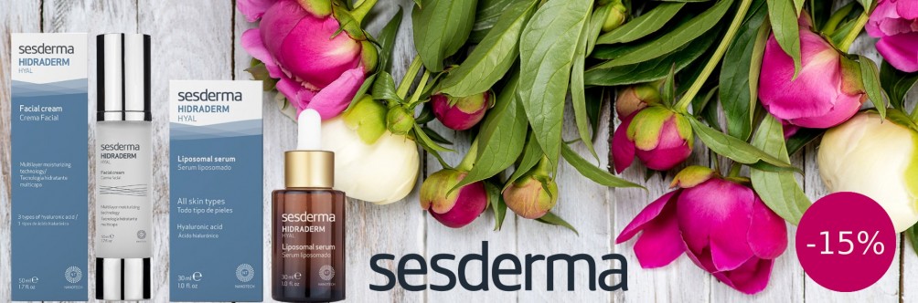 Скидка 15% на профессиональную косметику Sesderma