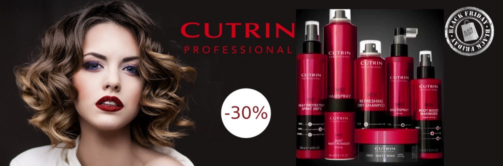 Black Friday: Скидка 30% на Cutrin