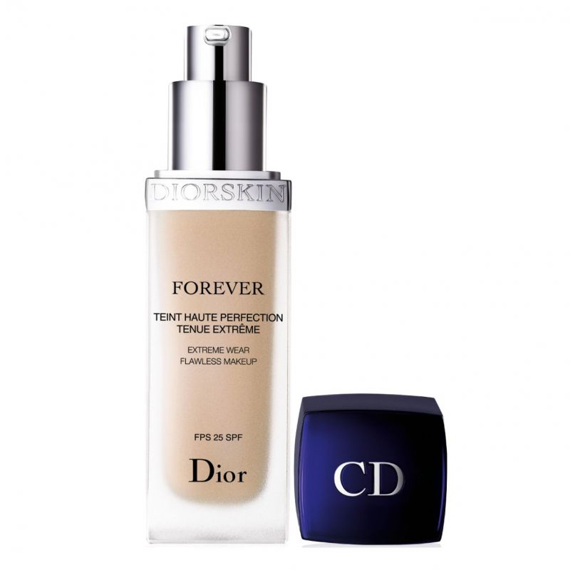 Тональный кремфлюид Dior FOREVER SKIN GLOW FLUID SPF 35  Оттенок 1W  Опыт на сухой коже Впечатления свотчи макияж   отзывы
