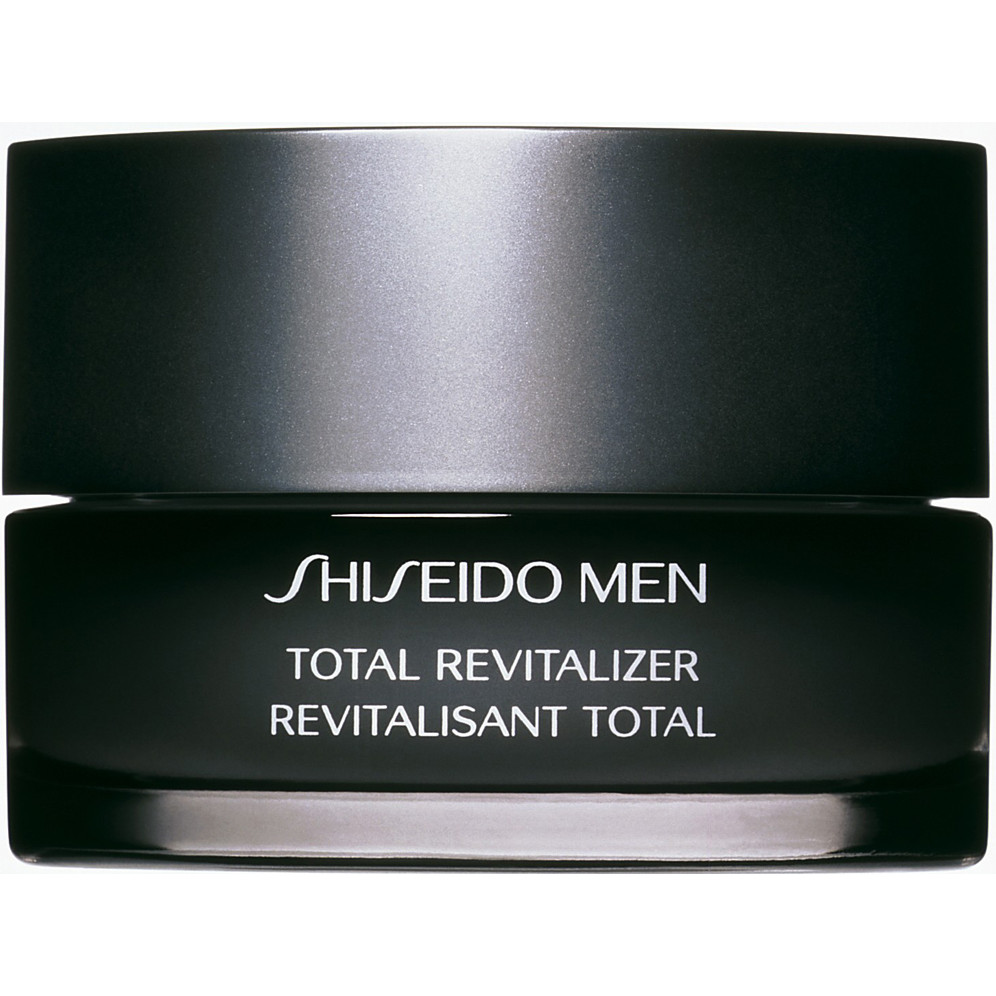 Против морщин мужчинам. Shiseido men total Revitalizer. Shiseido men total Revitalizer Cream. Шисейдо мужской крем для лица. Shiseido крем для лица мужской.